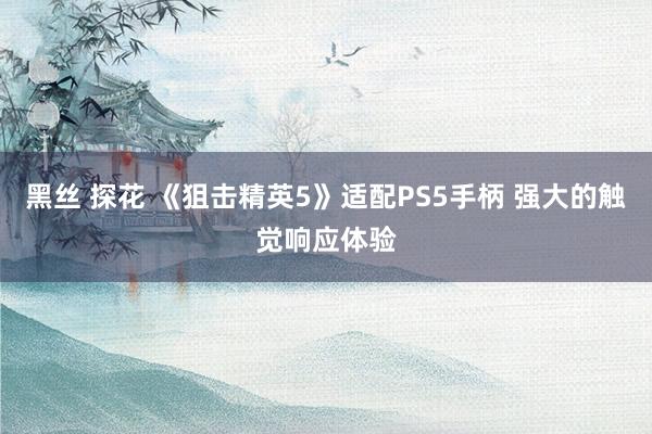 黑丝 探花 《狙击精英5》适配PS5手柄 强大的触觉响应体验