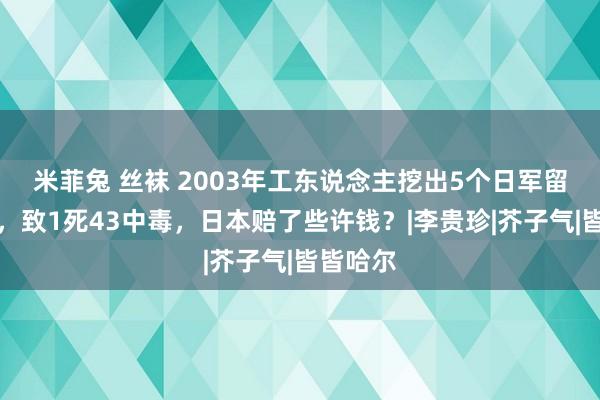 米菲兔 丝袜 2003年工东说念主挖出5个日军留传铁桶，致1死43中毒，日本赔了些许钱？|李贵珍|芥子气|皆皆哈尔