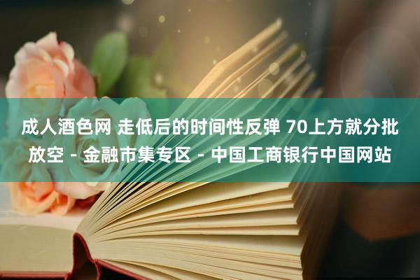 成人酒色网 走低后的时间性反弹 70上方就分批放空－金融市集专区－中国工商银行中国网站